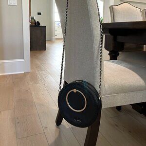 Ted Baker London Maddie Black Leather Crossbody Bag